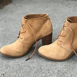 TOMS - Women's Lunata Lace-Up Bootie, Size 9
